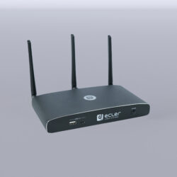Wireless conferencing and presentation switcher with Full HD video resolution wireless
inputs and a 4K / UHD HDMI 2.0 video output. It supports wirele