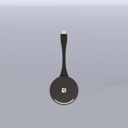 Plug-n-play USB Type-C for wireless connection with a laptop or PC.