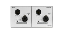 Dante™ interface in a wall panel format.
