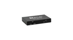 1×2 HDMI splitter for high dynamic range (HDR) formats. It is HDCP 2.2/1.4 compliant and supports 4K/UHD video @ 60 Hz with 4:4:4 chroma sampling, as