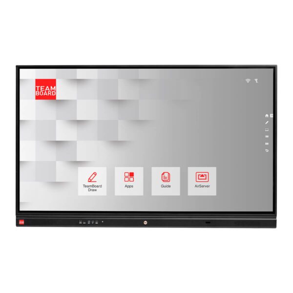 TeamBoard  75" 4K Optical Slim IR LED multi-touch screen, wall mount, mini OPS slot, 2 x 15w front facing speakers, Android 11