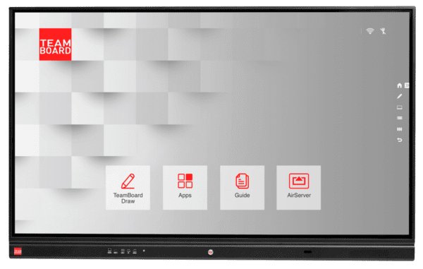 TeamBoard 75" 4k Commercial Bonded PCAP LED écran tactile avec slot OPS, Android 12
