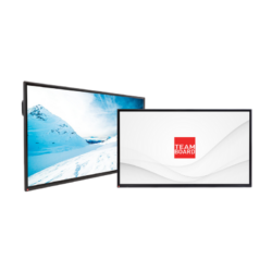 TeamBoard  86″ FX, 4K Optical Slim IR LED multi-touch screen with mini OPS slot, 2 x 15w front facing speakers, Non-Android and 500 nits