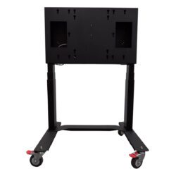 TeamBoard – Electric height adjustable trolley with computer shelf to suit 55″, 65″ and 75″ with standard VESA mount