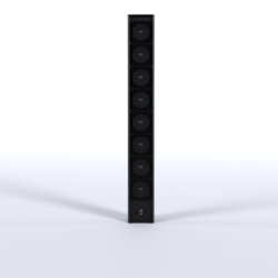 Ecler – Mini Array Column Loudspeaker, 8 x 2.5″ drivers, 150 WRMS. IP44, Includes HANDY bracket, Colour Black
