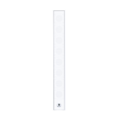 Ecler – Mini Array Column Loudspeaker, 8 x 2.5″ drivers, 150 WRMS. IP44, Includes HANDY bracket, Colour White