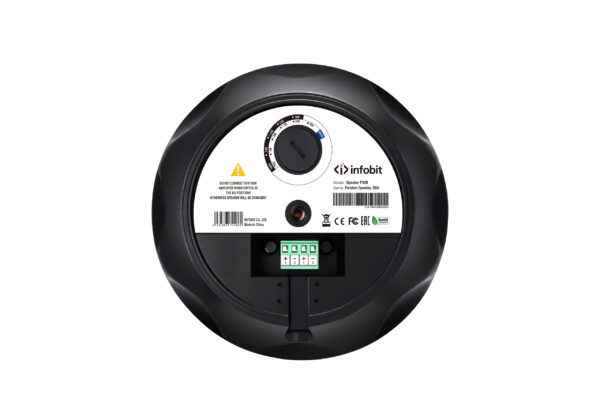 Infobit - iSpeaker P30B 30W Pendant Speaker, Black. - Image 5