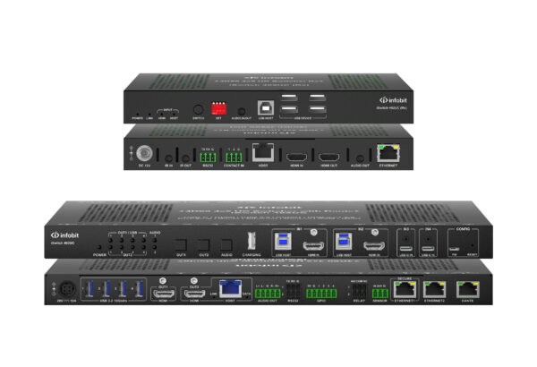 Infobit - iSwitch 402UC 4K60 4x2 UC Switcher 4x2 conference presentation with Dante, 4K Video: resolutions up to 4K60Hz 4:4:4 - Image 5