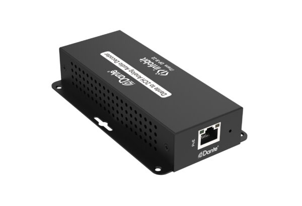 Infobit - iTRANS DP-R-22 Dante 2CH Analog Audio Encoder (Rx) with PoE, phoenix port - Image 2