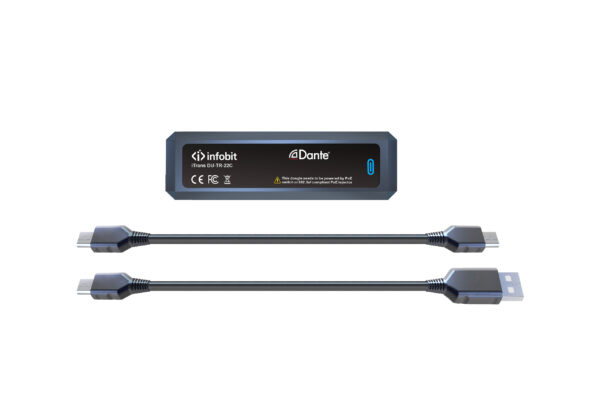 Infobit - iTRANS DU-TR-22C Dante 2CH USB Audio Endoder/Decoder (TR) with PoE, USB C port - Image 3