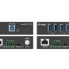Infobit - iTrans USB3-TR100 Prolongateur USB 3.0 sur HDBaseT 3.0 (Tx + Rx), 100 mètres.