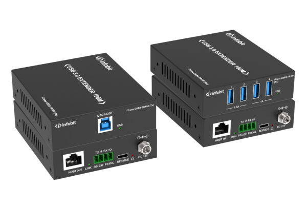 Infobit - iTrans USB3-TR100 USB 3.0 over HDBaseT 3.0 Extender (Tx + Rx), 100 meters. - Image 2