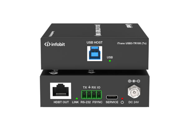 Infobit - iTrans USB3-TR100 USB 3.0 over HDBaseT 3.0 Extender (Tx + Rx), 100 meters. - Image 3