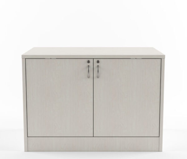 Av Credenza - 2 X 12 RU Lockable Cabinets