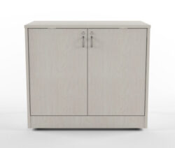 Crédence AV – 2 armoires verrouillables 16 RU