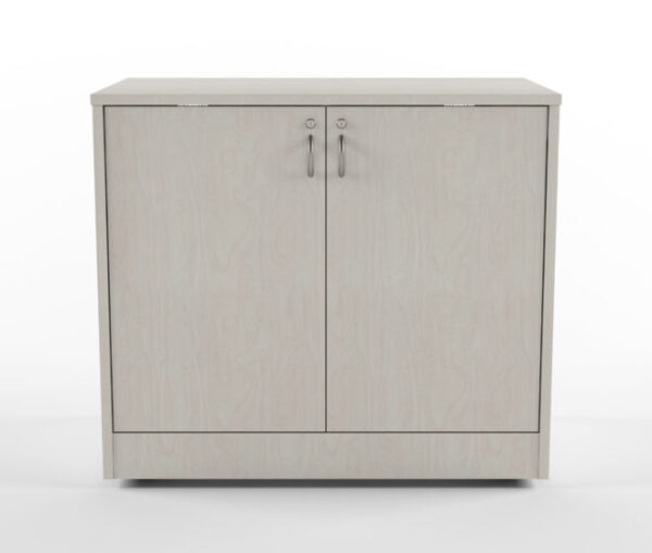 Av Credenza - 2 X 16 RU Lockable Cabinets