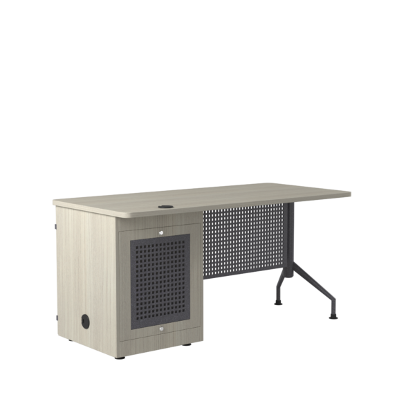 instRUctor'S Desk With Lockable Cabinet - 12 RU - Image 3