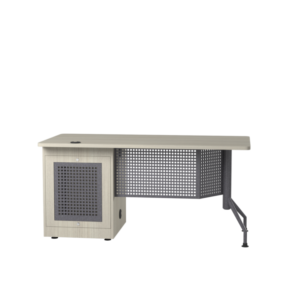 instRUctor'S Desk With Lockable Cabinet - 12 RU - Image 2