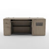Bureau à hauteur réglable avec armoire 15 RU et unité de tiroirs
