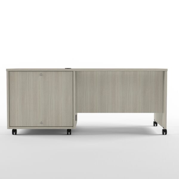 Desk With 14 RU Lockable Cabinet And Cpu Cabinet - Image 2