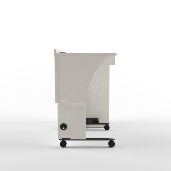 Height Adjustable Desk With Additional Storage -  18RU & 12 RU