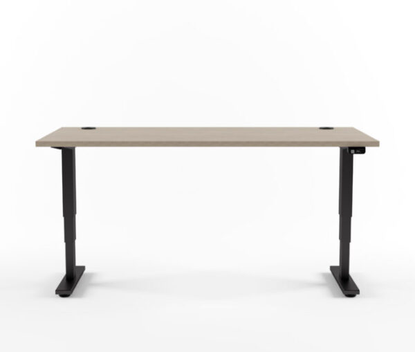 Bureau réglable en hauteur de 72 po - Véritable assis/debout de 25 po  à 49 po de hauteur