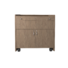 Grand podium avec rangement verrouillable et tiroir latéral coulissant pour caméra de documents - 10 RU