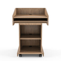 Classic Podium With Slide-Out Shelf – 14 RU