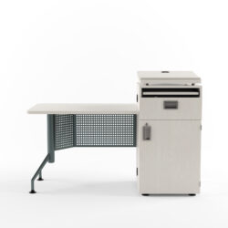 Combiné de bureau avec podium de 59 po – 13RU