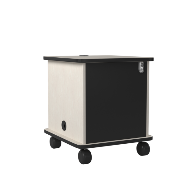 Av Mobile Rack Cabinet  12 RU, Plexiglass Door
