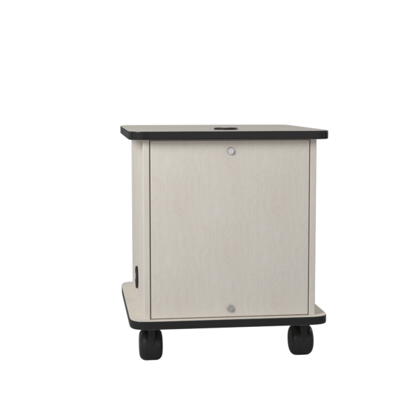 Av Mobile Rack Cabinet  12 RU, Plexiglass Door - Image 2