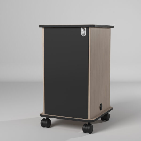 Av Mobile Rack Cabinet  20 RU, Plexiglass Door - Image 3