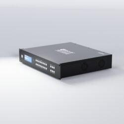 Ecler – 8×8 HDBaseT and HDMI® matrix with support for up to 4K/UHD video resolution, 60 Hz and 4:4:4 chroma sampling.