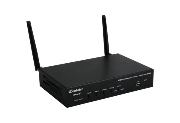 Infobit - iShare Plus 4x2 4K, commutateur de présentation multi-vues avec BYOD sans fil - Image 2