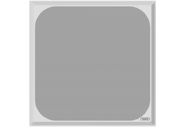 Yealink - Microphone de plafond Dante Beamforming haut de gamme