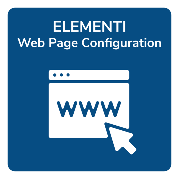 Spinetix - Elementi - Configuration de la page Web