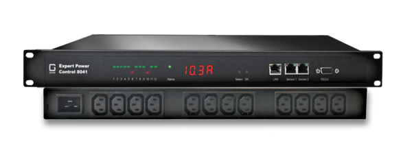 GUDE - 12-fold switched and metered PDU (Power Distribution Unit), 12x IEC C13