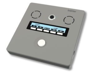 Braehler- DIGIMIC Classic Delegate unit with metal faceplate, loudspeaker, microphone socket, -key and -LED, channel selector for up to 32 channels, h