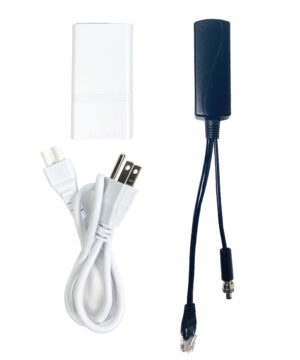 Datavideo - Injecteur d'alimentation à utiliser avec l'AD-PoE-140 pour alimenter des appareils. Il est fourni avec l'AD-PoE-140 et l'injecteur PoE.