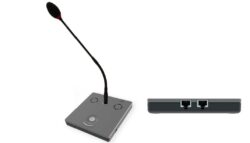 Braehler- Unité DIGIMIC32 Classic Chairman avec boîtier métallique, haut-parleur, prise microphone, bouton et LED, bouton de priorité, prise casque