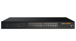 Yealink – 24-port L2+ Gigabit managed AV switch