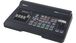 Datavideo - 4 input HD video switcher with HD-SDI and HDMI inputs. It comes with a built-in audio mixer and chromakey.