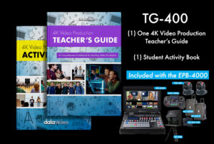 Datavideo - 4K version of the Video Production Teacher's Guide, Activity Book, and 8 tutorial videos. Teacher's Guide provides valuable tools for educ