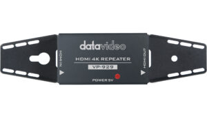 Datavideo - Répéteur HDMI 4K. Amplifie le signal 4K60p jusqu'à 20 mètres (65 pieds) ou le signal 1080p60 jusqu'à 30 mètres (98 pieds) sans avoir besoi