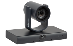 Datavideo - 12x 1080p AI enhanced voice tracking PTZ camera with NDI/HX, 3G-SDI, UVC, and HDMI outputs.