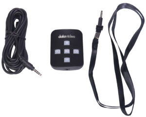 Datavideo - Télécommande Bluetooth universelle pour TP-150, TP-300, TP-500 et TP-600.