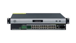 Vissonic - Control unit with web page interface, high speed CPU and 24 POE ports, including AP for configuration