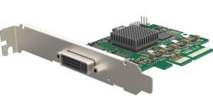 Magewell - Pro Capture DVI - LP PCIe x1, 1 canal  HDMI / DVI / VGA / YPbPr / CVBS. Windows/Linux/Mac.
