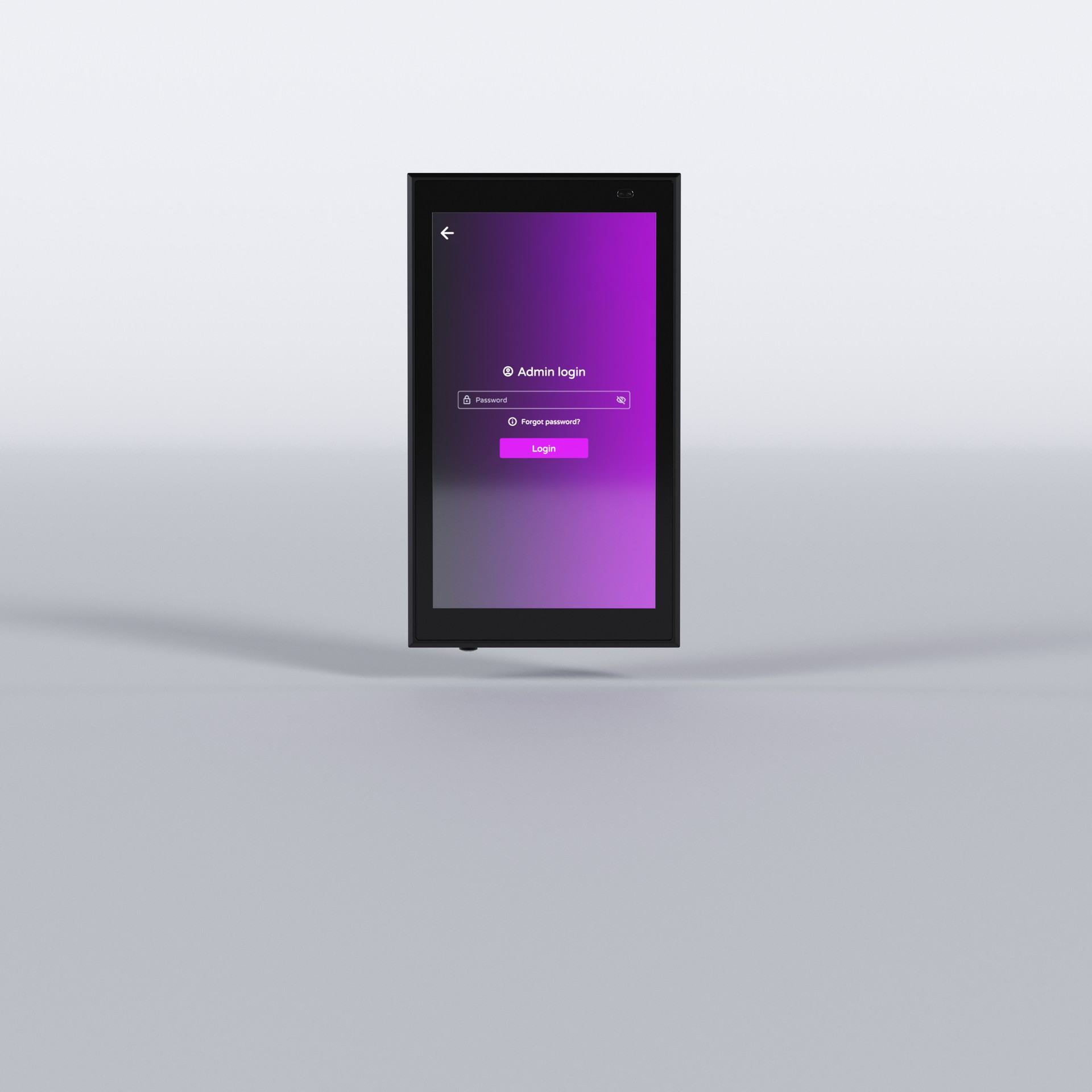 Ecler - Panneau mural numérique à distance 5.5" (compatible avec les boîtiers électriques encastrés européens standard - non inclus)