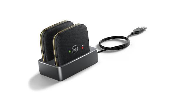 Yealink - Microphone d'extension sans fil, pack de 2 avec chargeur.
